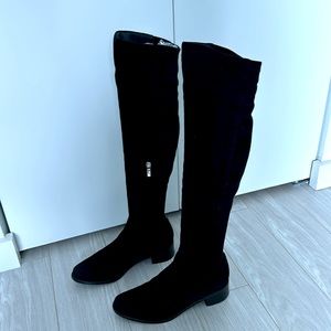 Karen Millen UK Over The Knee Suede Boots 8